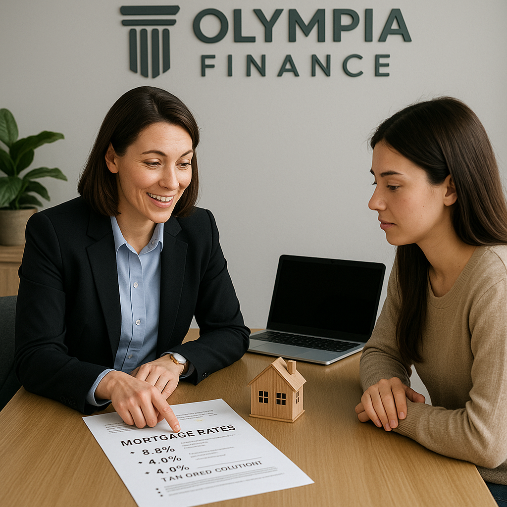 A professional advisor at Olympia Finance guiding